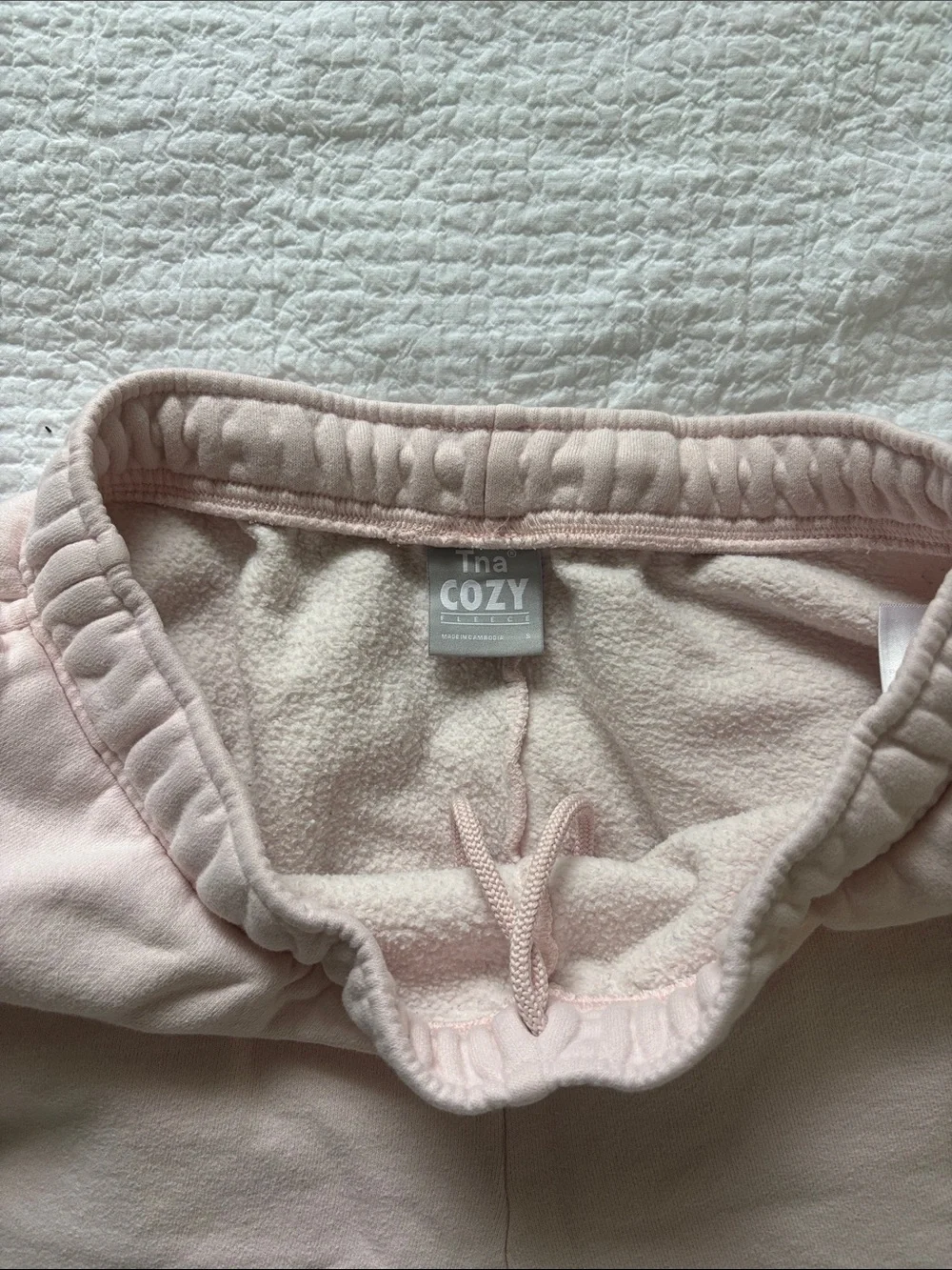TNA Boyfriend Soft Pink Jogger Sweatpants - Picture 2 of 3